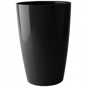 Maceta Santorini alto 65 cm negro