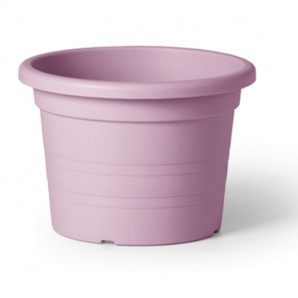 Maceta cilindro 24 rosa pastel